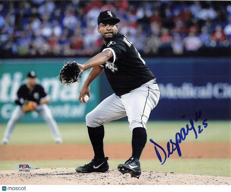 Odrisamer Despaigne Chicago White Sox Signed 8x10 Photo PSA
