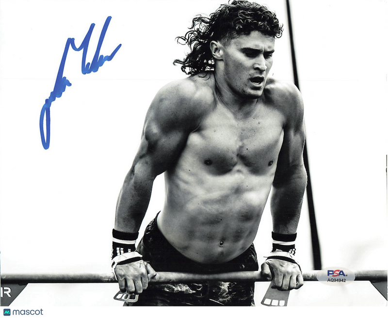 Justin Medeiros signed 8x10 photo CrossFit PSA Autographed