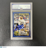 2024 Topps Series One#143 David Bednar Signed Card PSA Pittsburgh Pirates