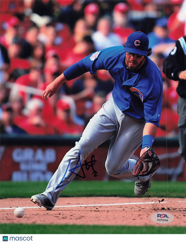 Ian Stewart Chicago Cubs Signed 8x10 Photo PSA