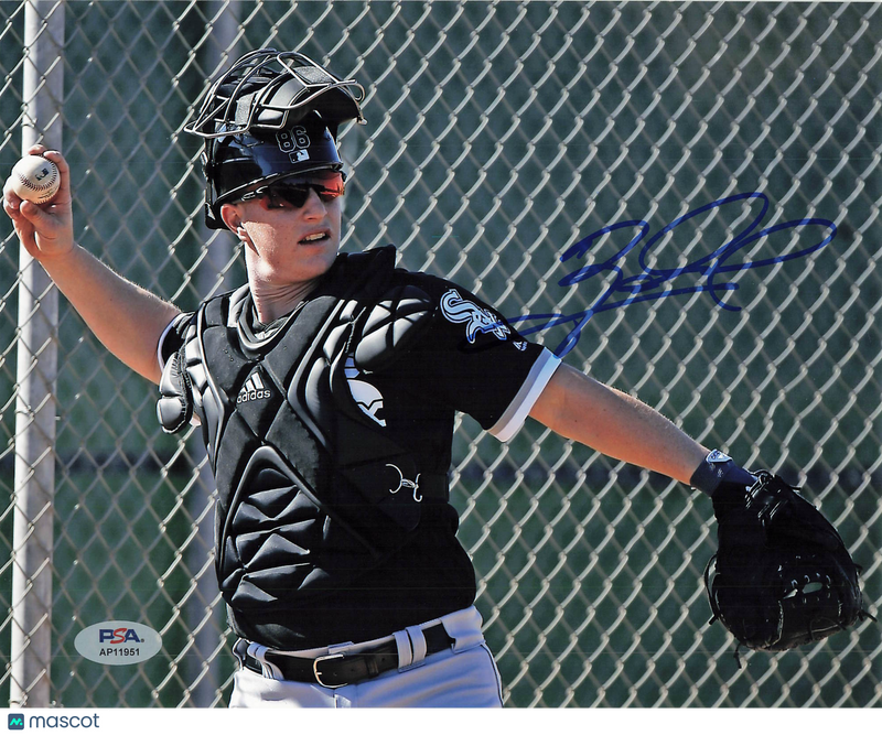 Zack Collins Chicago White Sox Signed 8x10 Photo PSA