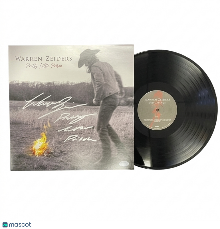 Warren Zeiders Signed Pretty Little Poison Vinyl Album PSA Autographed