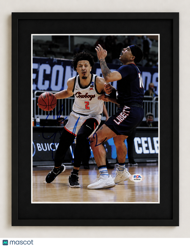 Cade Cunningham Oklahoma State Cowboys Signed 8x10 Custom Framed Photo PSA