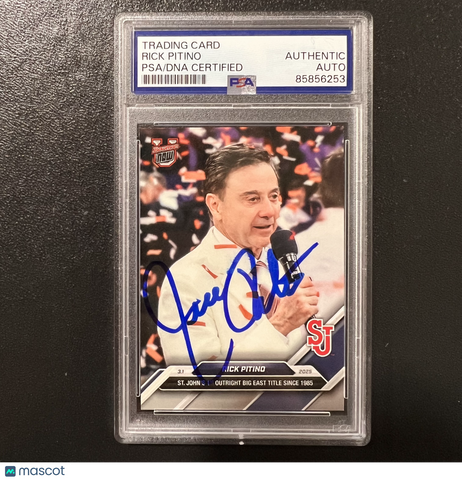 2025 Topps Bowman NEXT#77 Rick PitinoSigned Card Auto PSA Slabbed  Red Storm