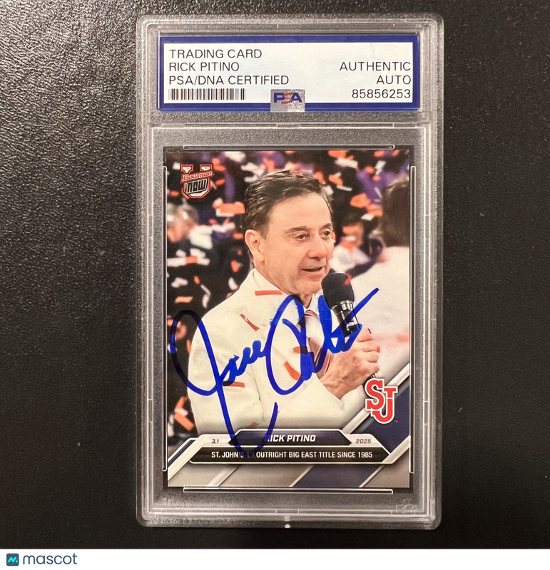 2025 Topps Bowman NEXT#77 Rick PitinoSigned Card Auto PSA Slabbed  Red Storm