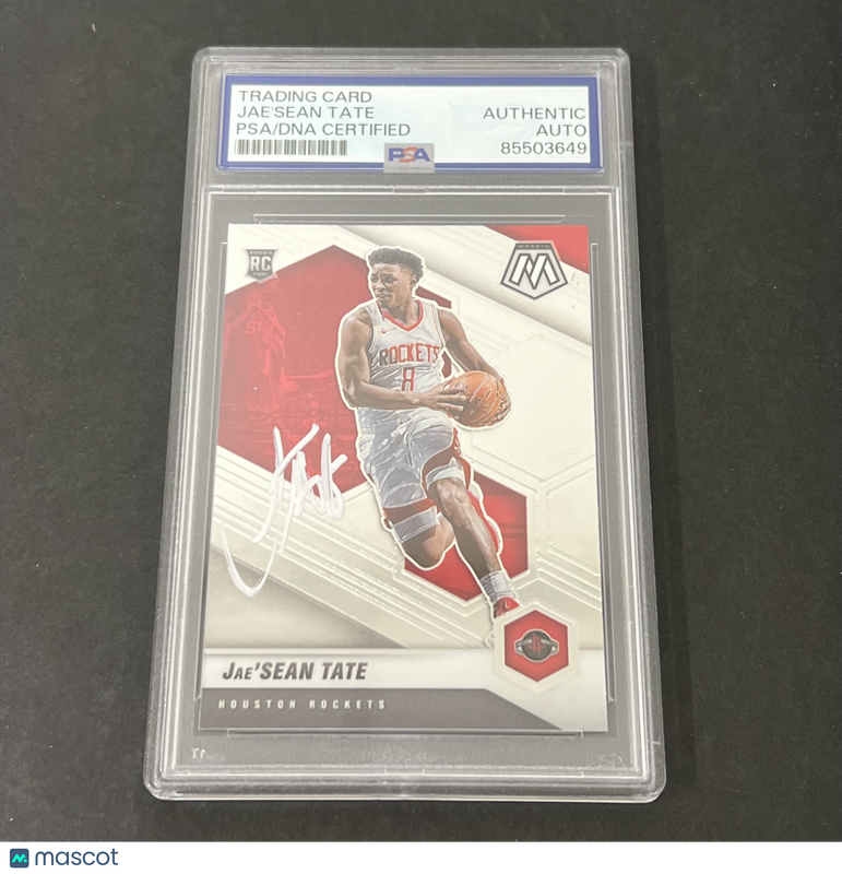 2020-21 Panini Mosaic Basketball #214 Jae'Sean Tate signed card