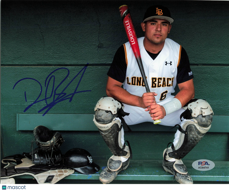 Manny Banuelos Long Beach State Dirtbags Signed 8x10 Photo PSA