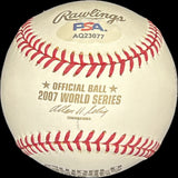 Jon Lester Signed 2007 World Series Baseball PSA Boston Red Sox