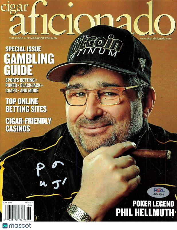 Phil Hellmuth Signed 8x10 Photo PSA Autographed