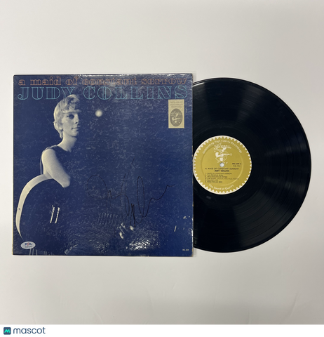 Judy Collins Signed A Maid of Constant Sorrow Vinyl Album PSA Autographed