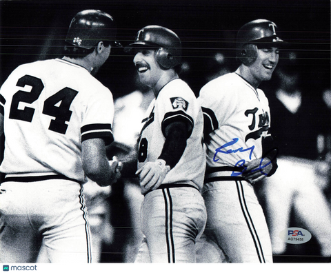 Randy Bush Minnesota Twins Signed 8x10 Photo PSA