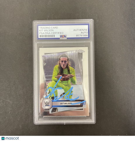 KIt Wilson 2025 Topps Chrome#102 Signed Card PSA Autographed