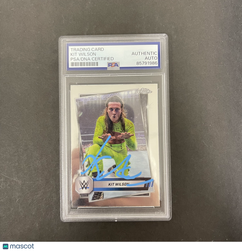 KIt Wilson 2025 Topps Chrome#102 Signed Card PSA Autographed