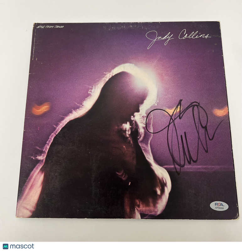 Judy Collins "Living" Vinyl Cover PSA/DNA Autographed Music