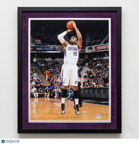 DeMarcus Cousins Sacramento Kings Signed 11x14 Custom Framed Photo PSA