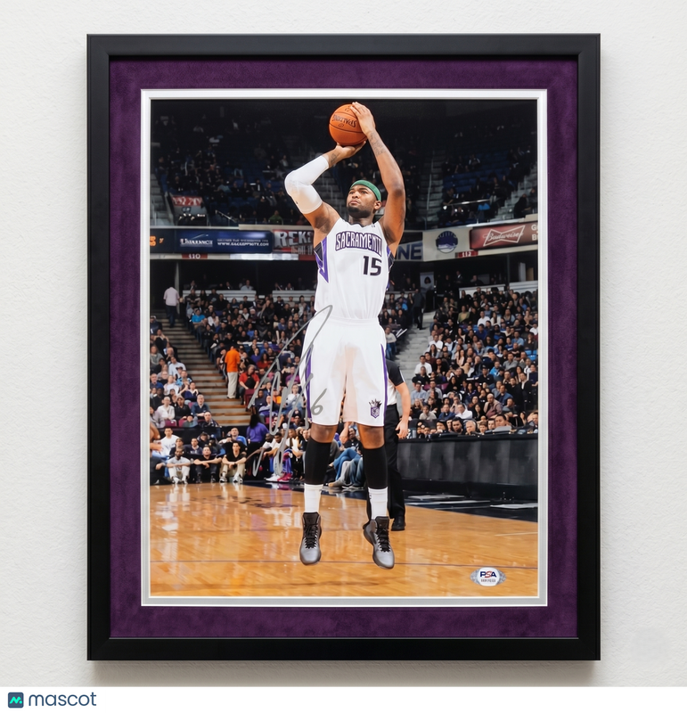 DeMarcus Cousins Sacramento Kings Signed 11x14 Custom Framed Photo PSA