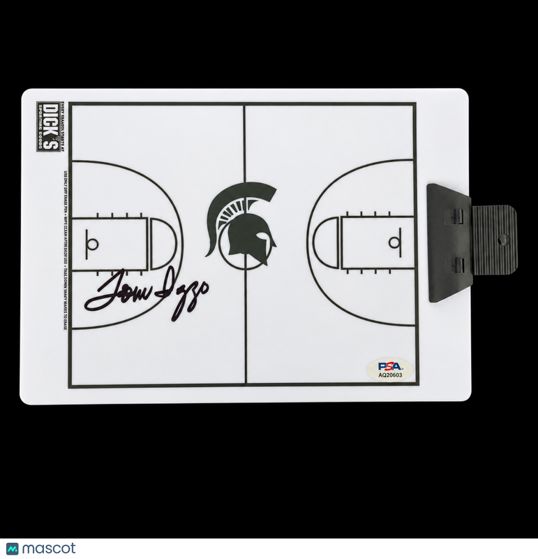 Tom Izzo Signed Basketball Clipboard PSA Michigan State Spartans
