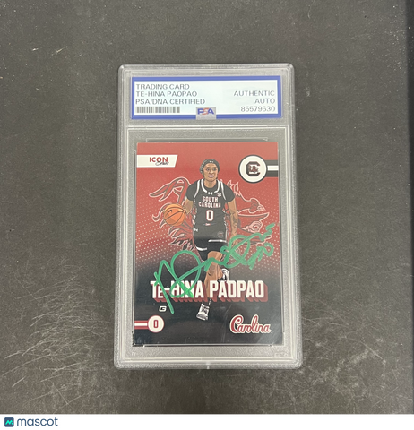 Te-Hina Paopao 2024 Onit Icon Series#IC-1 Signed Card PSA Autographed