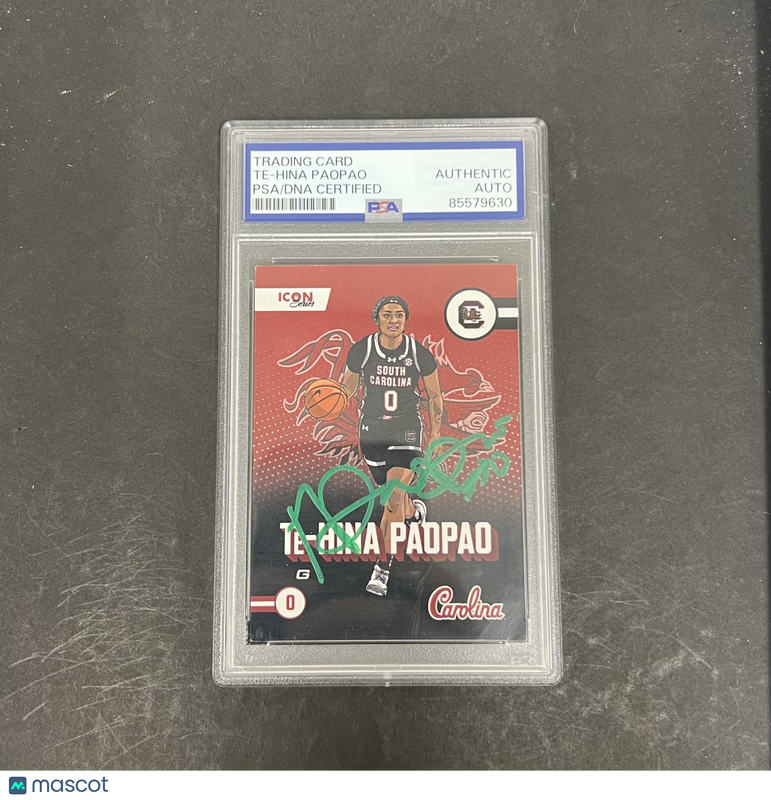 Te-Hina Paopao 2024 Onit Icon Series#IC-1 Signed Card PSA Autographed