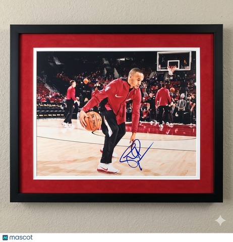 Shabazz Napier Portland Trail Blazers Signed 11x14 Custom Framed Photo PSA