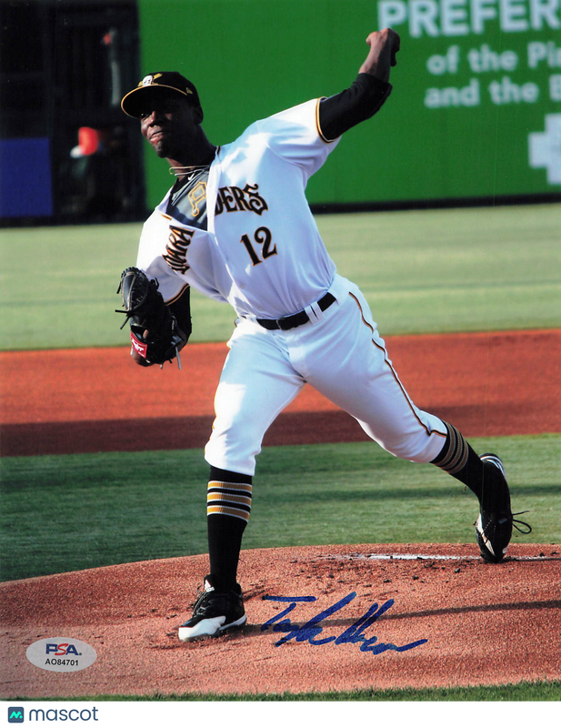 Taylor Hearn Bradenton Marauders Signed 8x10 Photo PSA