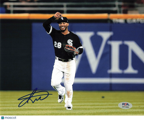 Leury Garcia Chicago White Sox Signed 8x10 Photo PSA