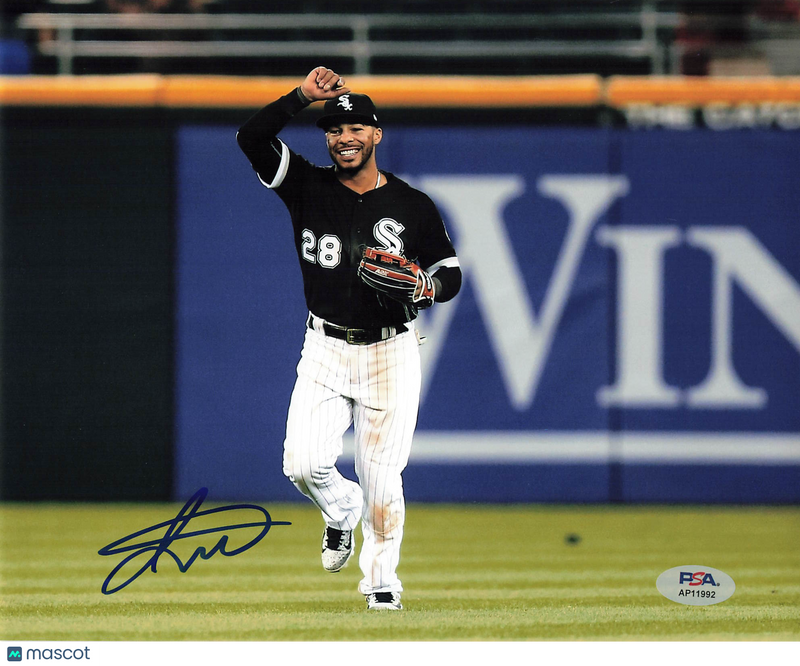 Leury Garcia Chicago White Sox Signed 8x10 Photo PSA