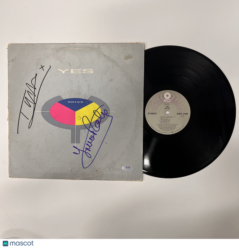 Tony Kaye & Trevor Rabin Signed 90125 Vinyl Album PSA Autographed