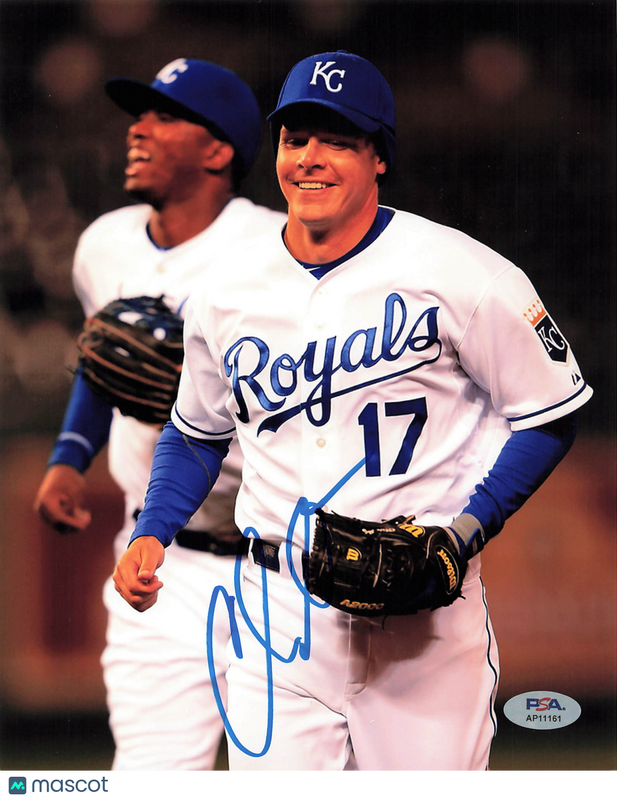 Chris Getz Kansas City Royals Signed 8x10 Photo PSA