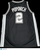 Gregg Popovich Signed Jersey PSA San Antonio Spurs Autographed