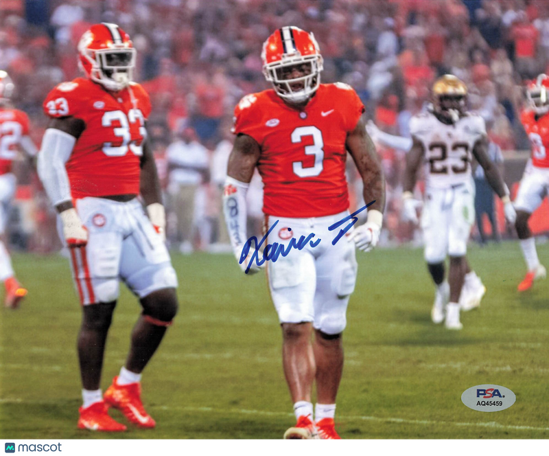 Xavier Thomas Signed Clemson Tigers Football 8x10 Photo PSA Autographed