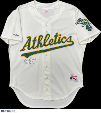 Jose Canseco Signed Jersey BAS Oakland Athletics Autographed