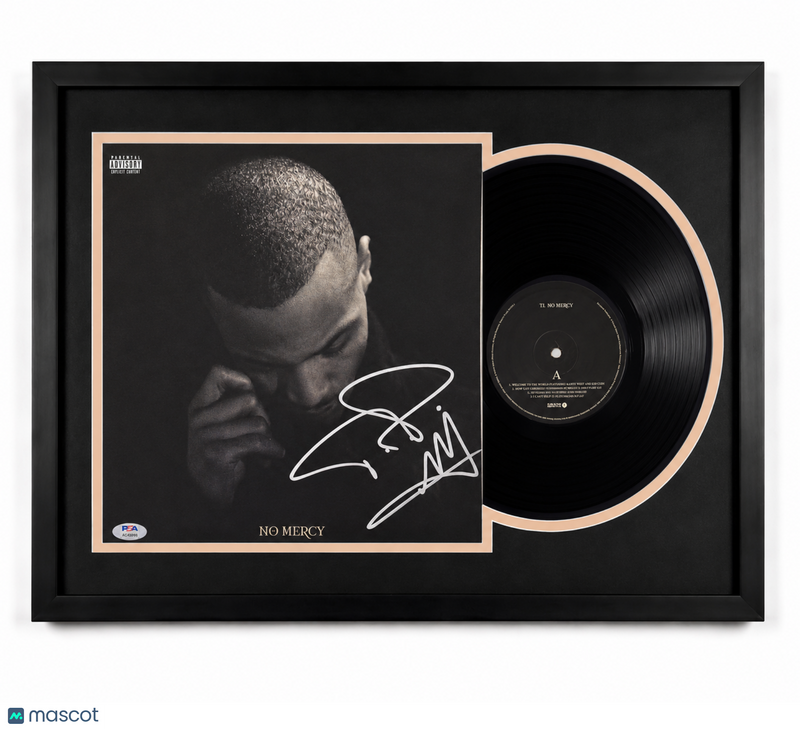 T.I Signed Welcome No Mercy Framed Vinyl PSA Album Auth