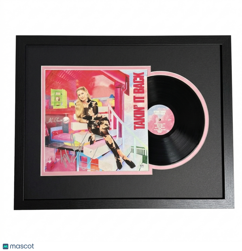Meghan Trainor Signed Takin' It Back Vinyl Custom Framed  PSA Autographed