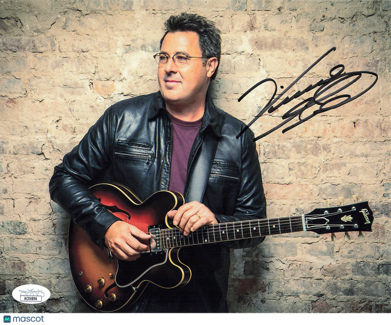 Vince Gill Signed 8x10 Photo JSA Autographed