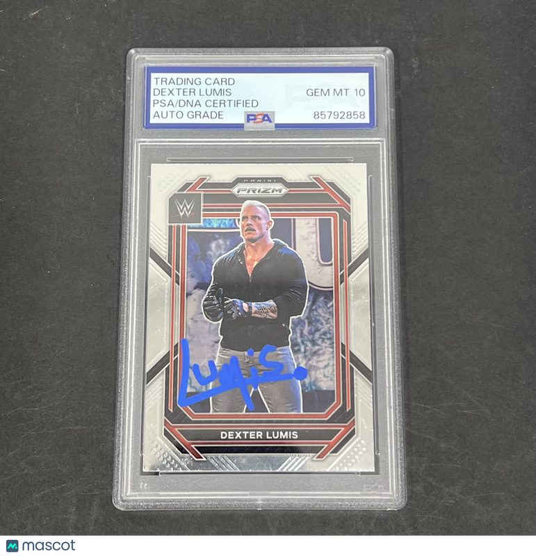 Dexter Lumis 2023 Panini Prizm#163 Signed Card PSA Auto 10 Autographed