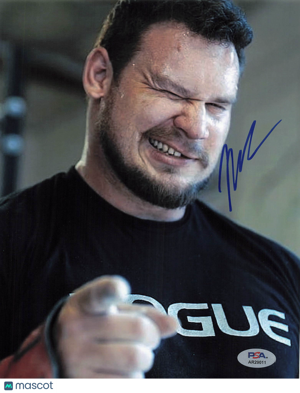 Martins Licis Signed World's Strongest Man Strength Athletics 8x10 Photo PSA