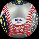 Moises Ballesteros Signed MLB Baseball PSA Chicago Cubs