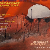 Michael Phelps Team USA Signed USA Swimming 2008 Wheaties Cereal Box PSA Auto