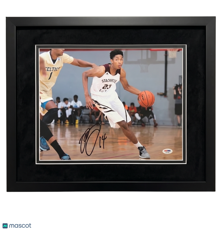 Brandon Ingram New Orleans Pelicans Signed 11x14 Custom Framed Photo PSA