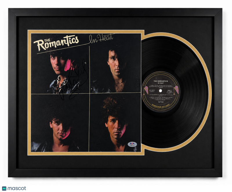 Mike Skill Signed In Heat Custom Framed Vinyl Album PSA Auth