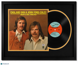 John Ford Coley Signed Nights Are Forever Custom Framed Vinyl Album PSA