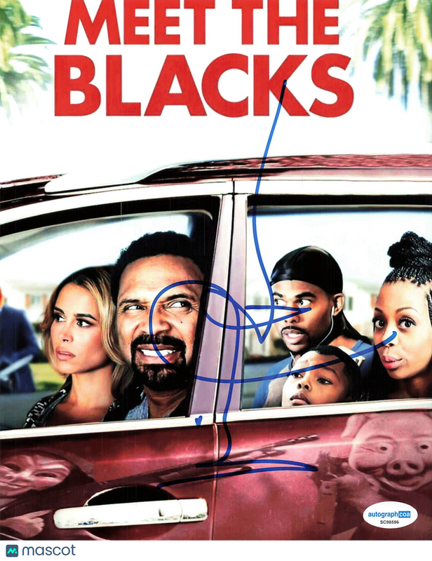 Mike Epps Signed 8x10 Meet the Blacks Photo ACOA Autographed