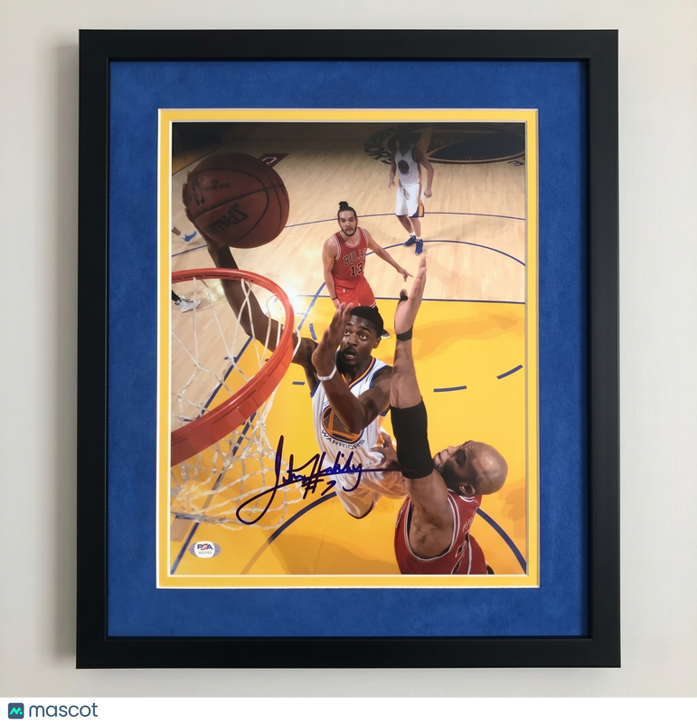 Justin Holiday Golden State Warriors Signed 11x14 Custom Framed Photo PSA