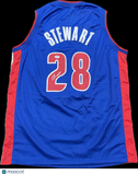 Isaiah Stewart Signed Detroit Pistons Jersey PSA