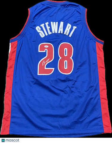 Isaiah Stewart Signed Detroit Pistons Jersey PSA