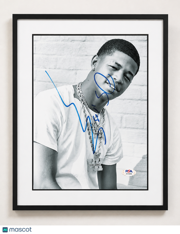 YK Osiris Signed 8x10 Custom Framed Photo PSA Autographed
