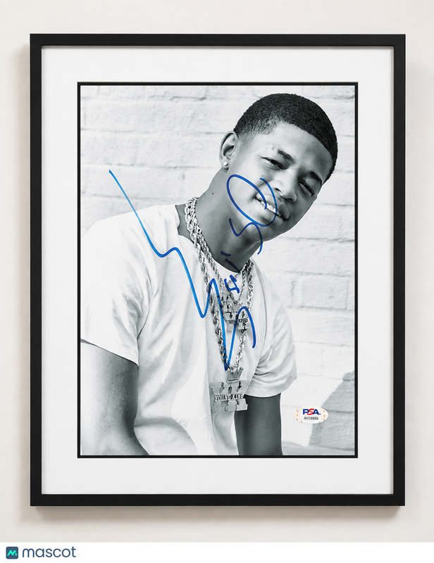 YK Osiris Signed 8x10 Custom Framed Photo PSA Autographed