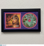 Taylor Swift signed The Life of a Showgirl Framed Display CD Album PSA Auto