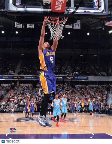 Jordan Clarkson Signed 8x10 Photo PSA Los Angeles Lakers